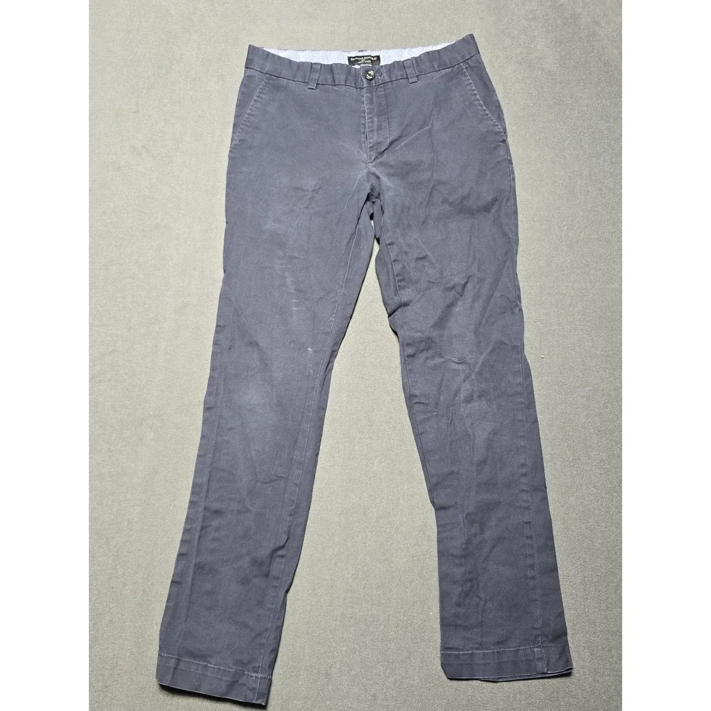 Banana Republic Aiden Chino Pants Mens 31x32 Gray Casual‎ Trousers